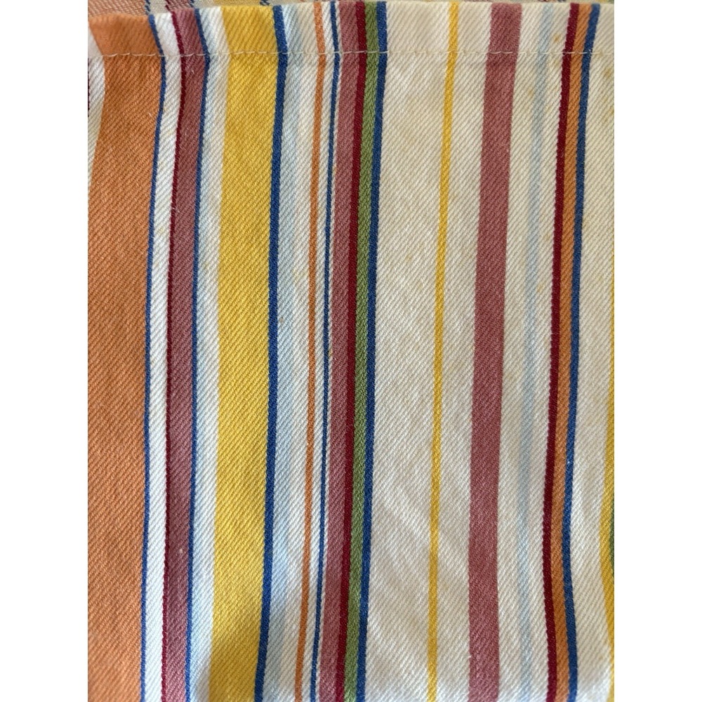 Ralph Lauren Chaps Cloth Napkins Set of 4 bright stripes 19"‎ - Picture 3 of 5